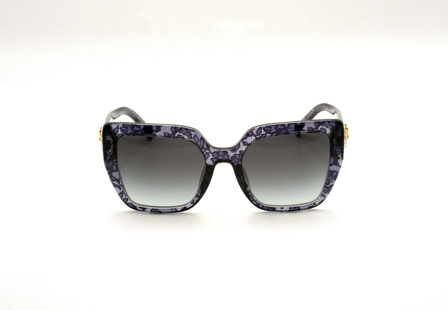 Occhiali da sole Dolce & Gabbana DG4538 34718G Print Black Lace squadrati