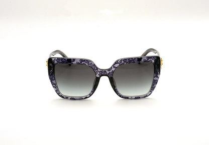Occhiali da sole Dolce & Gabbana DG4538 34718G Print Black Lace squadrati