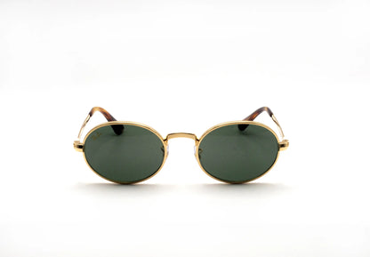 Occhiali da sole Ray-Ban A$AP Rocky RB3931 001/31 Gold Green rotondi