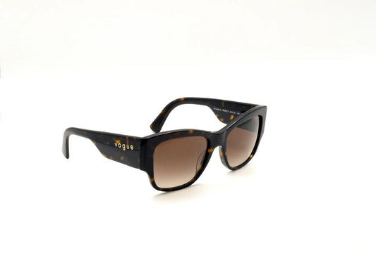 Occhiali da sole Vogue VO5462-S W65613 Havana Brown Sfumato squadrati -laterale