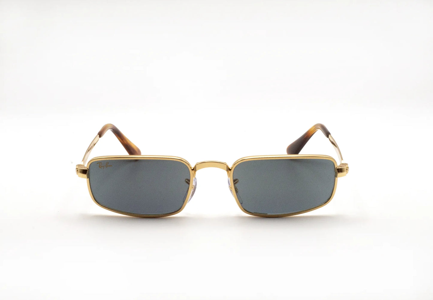 Occhiali da sole Ray-Ban A$AP Rocky RB3927 001/R5 Gold Blue rettangolari