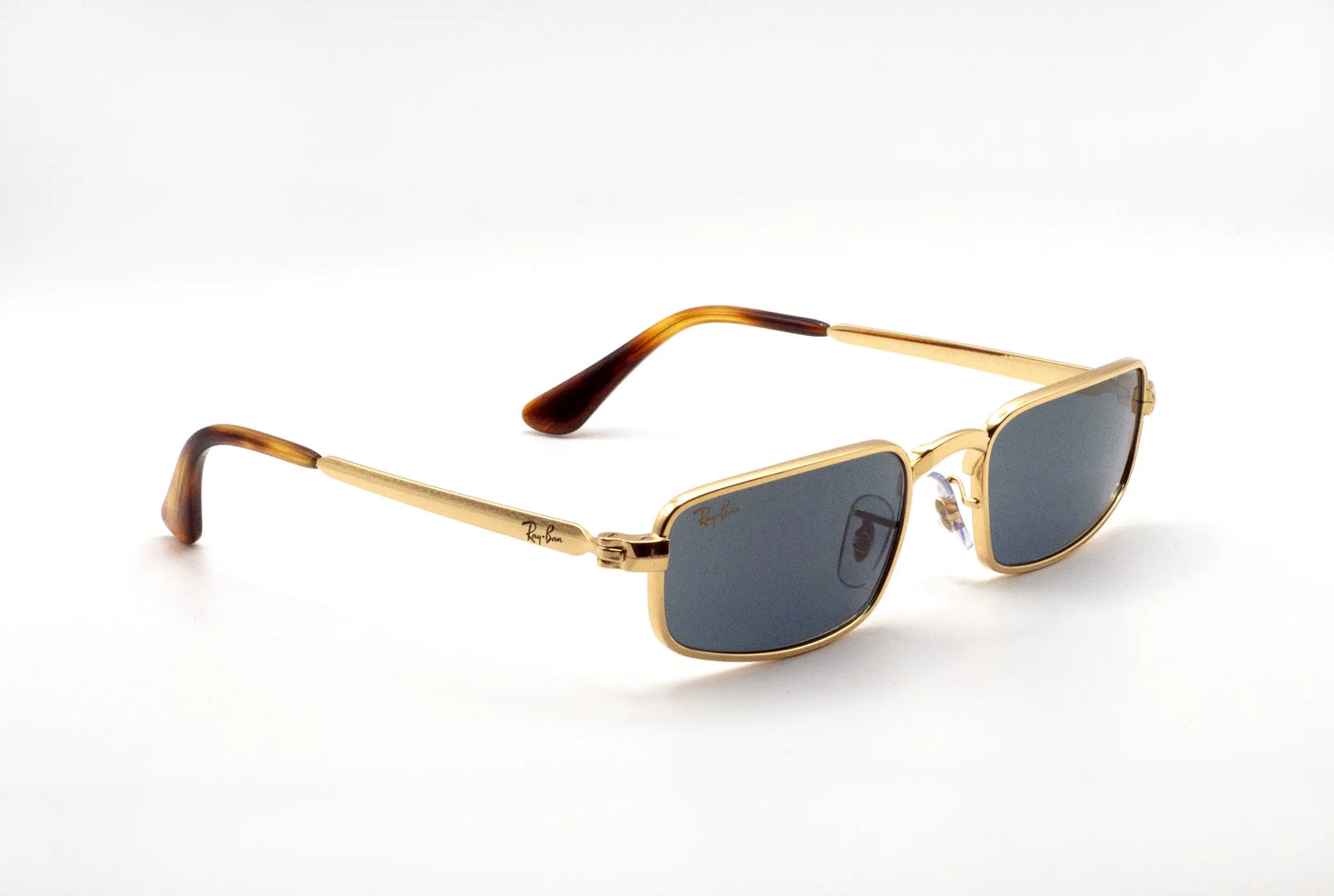 Occhiali da sole Ray-Ban A$AP Rocky RB3927 001/R5 Gold Blue rettangolari