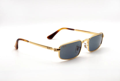 Occhiali da sole Ray-Ban A$AP Rocky RB3927 001/R5 Gold Blue rettangolari