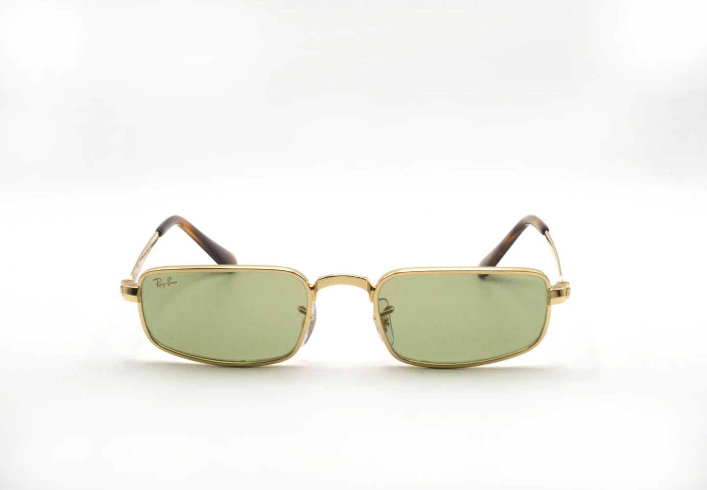 Occhiali da sole Ray-Ban A$AP Rocky RB3927 001/4E Gold Green rettangolari