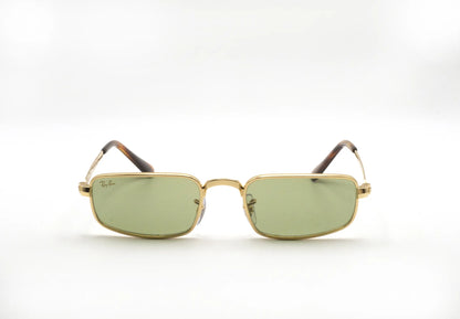Occhiali da sole Ray-Ban A$AP Rocky RB3927 001/4E Gold Green rettangolari