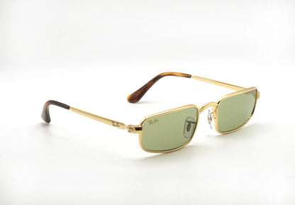Occhiali da sole Ray-Ban A$AP Rocky RB3927 001/4E Gold Green rettangolari