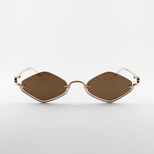 Occhiale da sole Gucci GG1604S 002 Gold