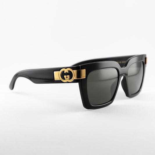 Occhiali da sole Gucci GG1689S 001 neri cat-eye
