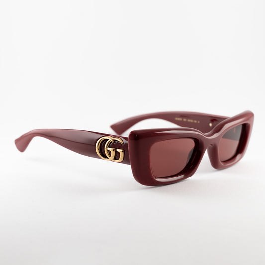 Occhiali da sole Gucci GG1827S 003 Burgundy cat-eye