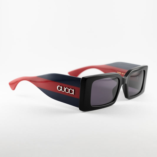 Occhiali da sole Gucci GG1860S 004 blu rettangolari