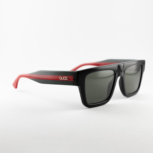 Occhiali da sole Gucci GG1868S 001 verdi rettangolari