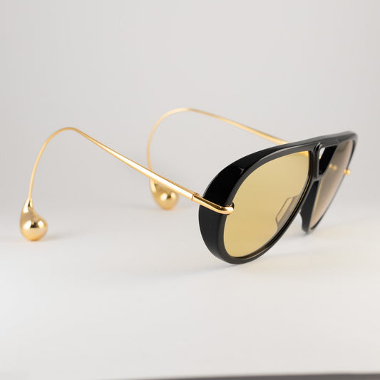 Occhiale da sole Bottega Veneta BV1273S 003 Black-laterale