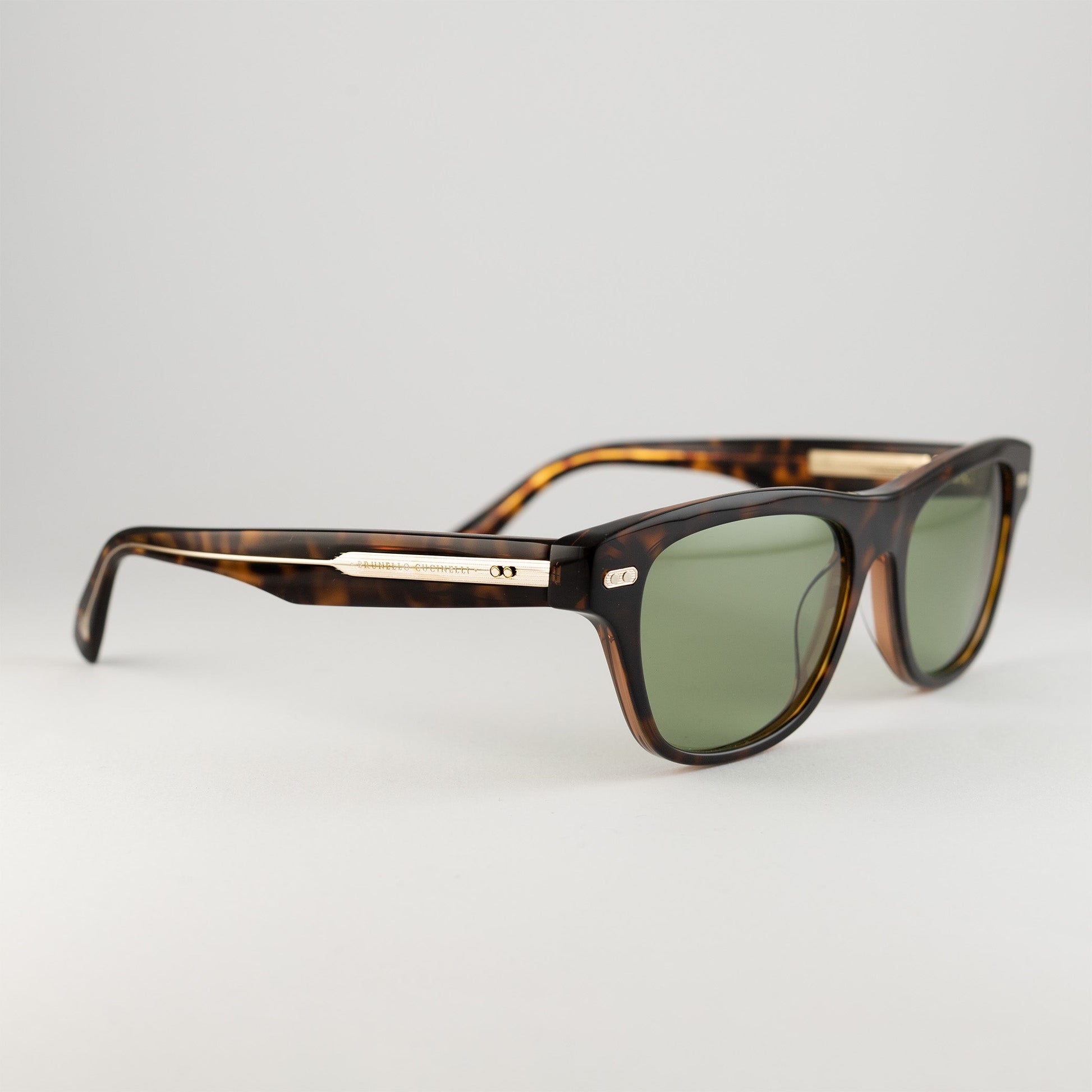 Occhiale da sole Brunello Cucinelli BC3005S 1015/52 Havana Mogano-laterale