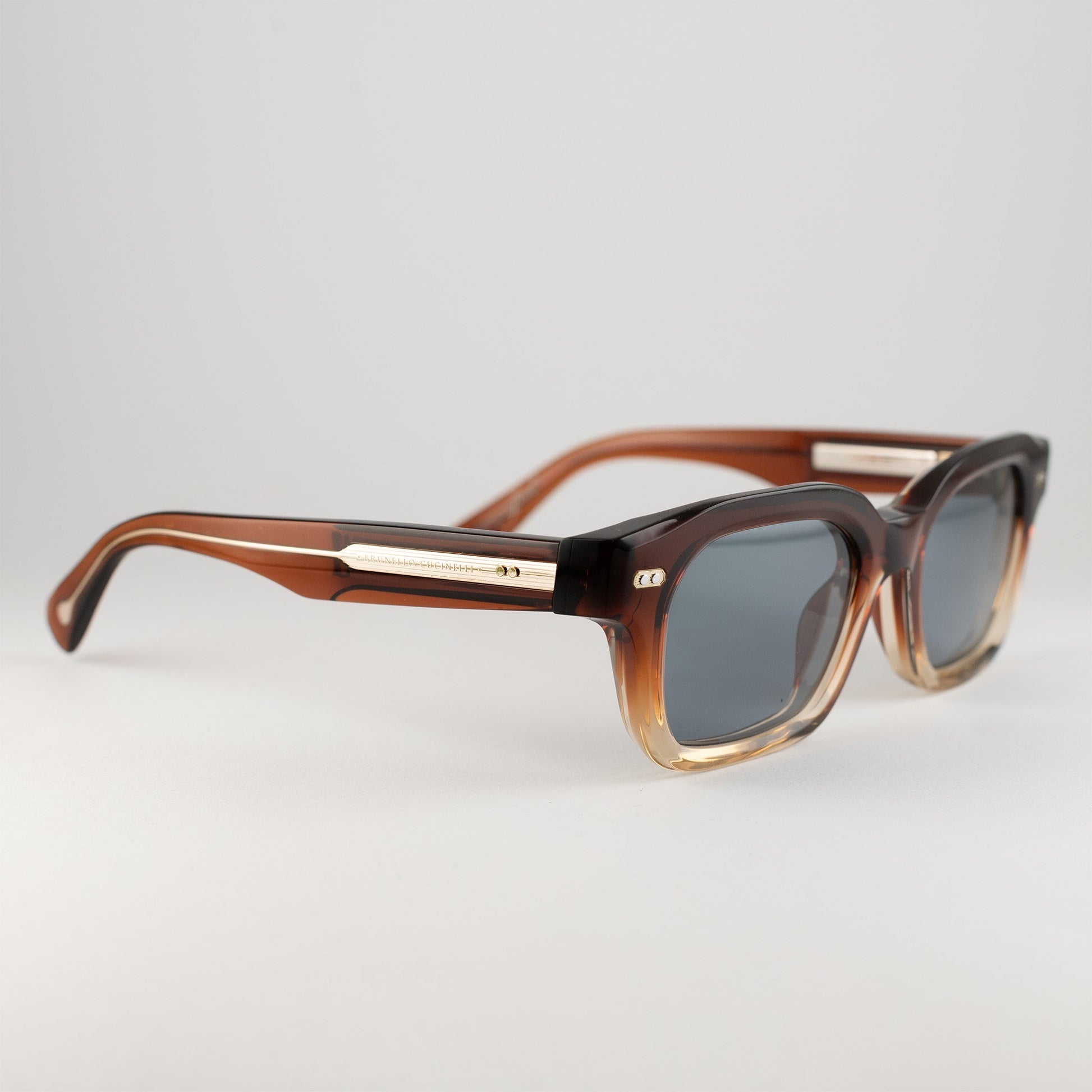 Occhiale da sole Brunello Cucinelli Jared BC4018S 1044/56 Black-laterale