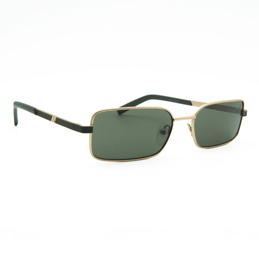 Occhiali da sole K-way KW0029 32N Gold/Green scuro opaco rettangolari