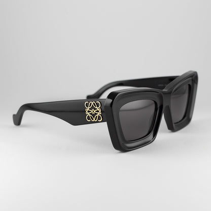 Occhiale da sole Loewe LW40145I 01A Black-laterale