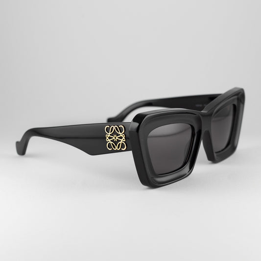 Occhiale da sole Loewe LW40145I 01A Black-laterale
