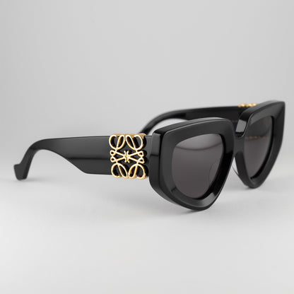 Occhiale da sole Loewe LW40154U 01A Black-laterale