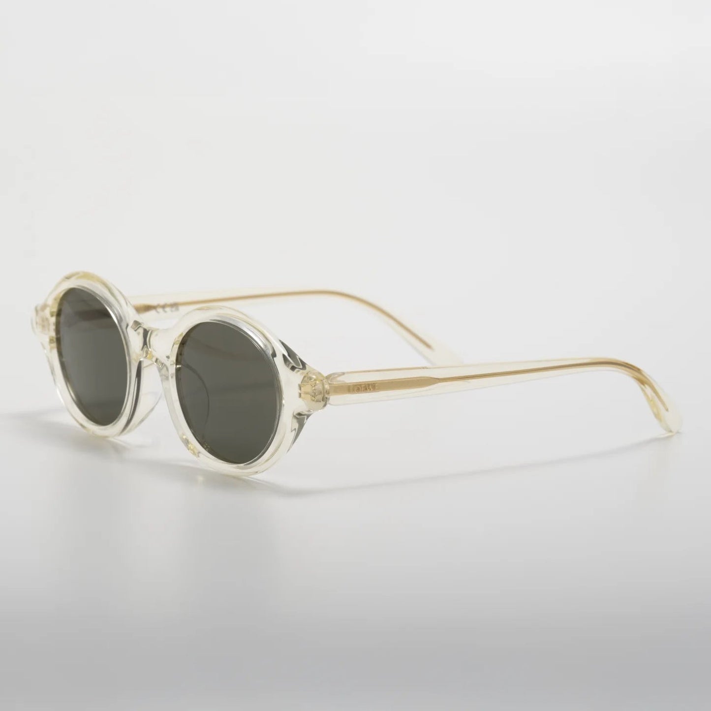 Occhiale da sole Loewe Slim LW40162U 57N Gold Light-laterale