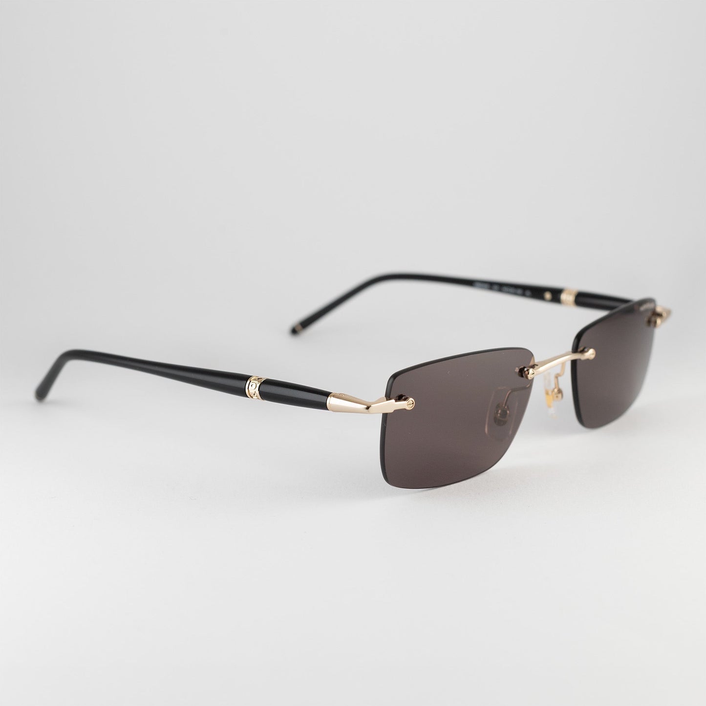 Occhiale da sole Montblanc MB0344S 001 Black-laterale