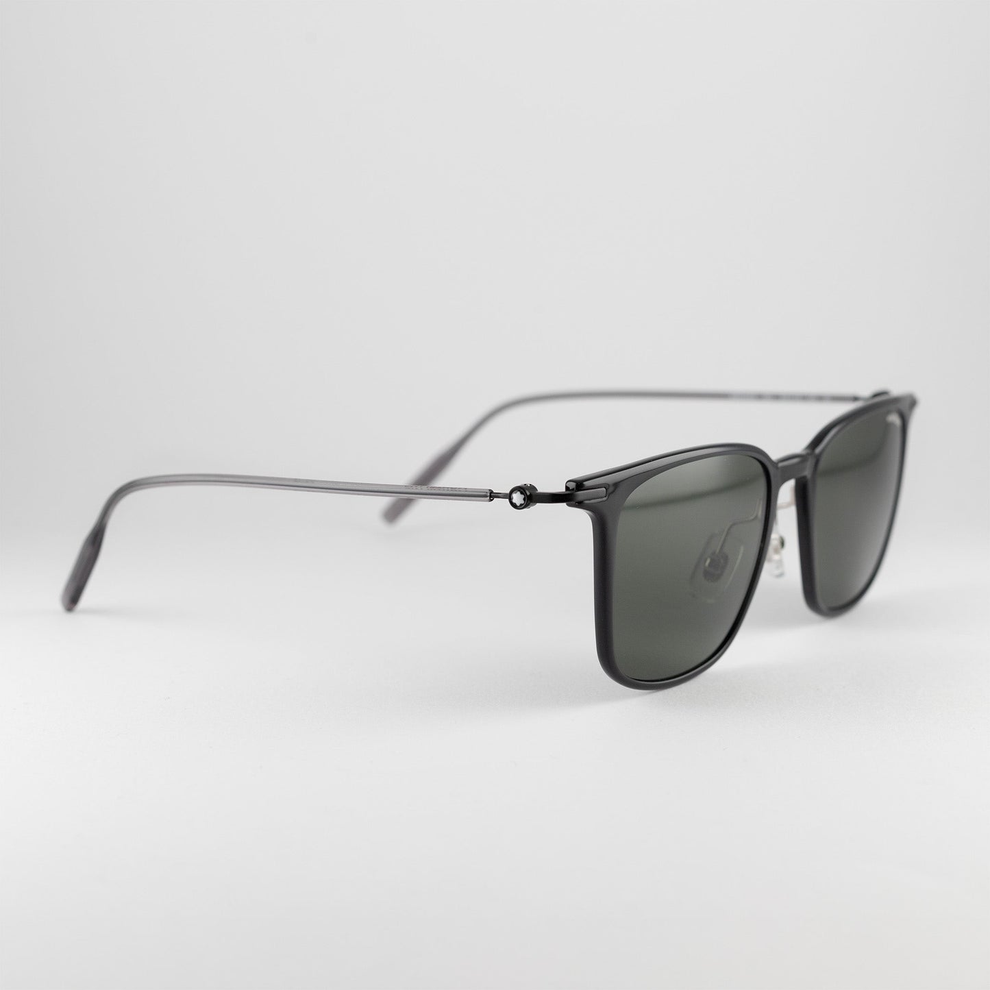 Occhiale da sole Montblanc MB0354S 001 Black-laterale