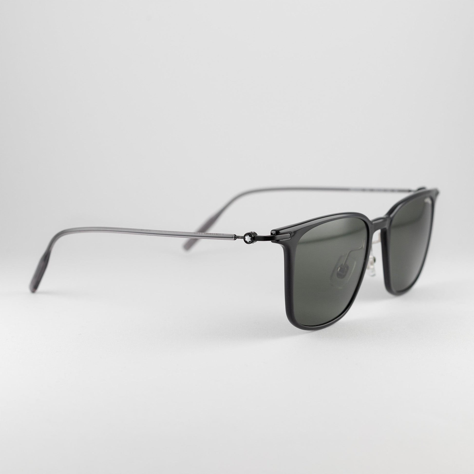 Occhiale da sole Montblanc MB0354S 001 Black-laterale