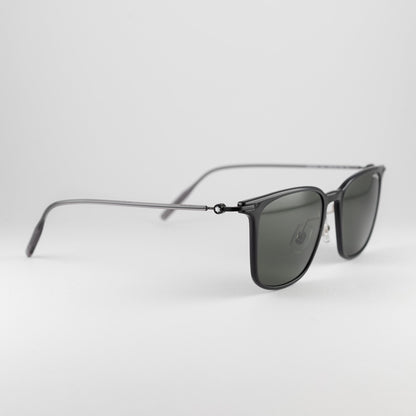 Occhiale da sole Montblanc MB0354S 001 Black-laterale