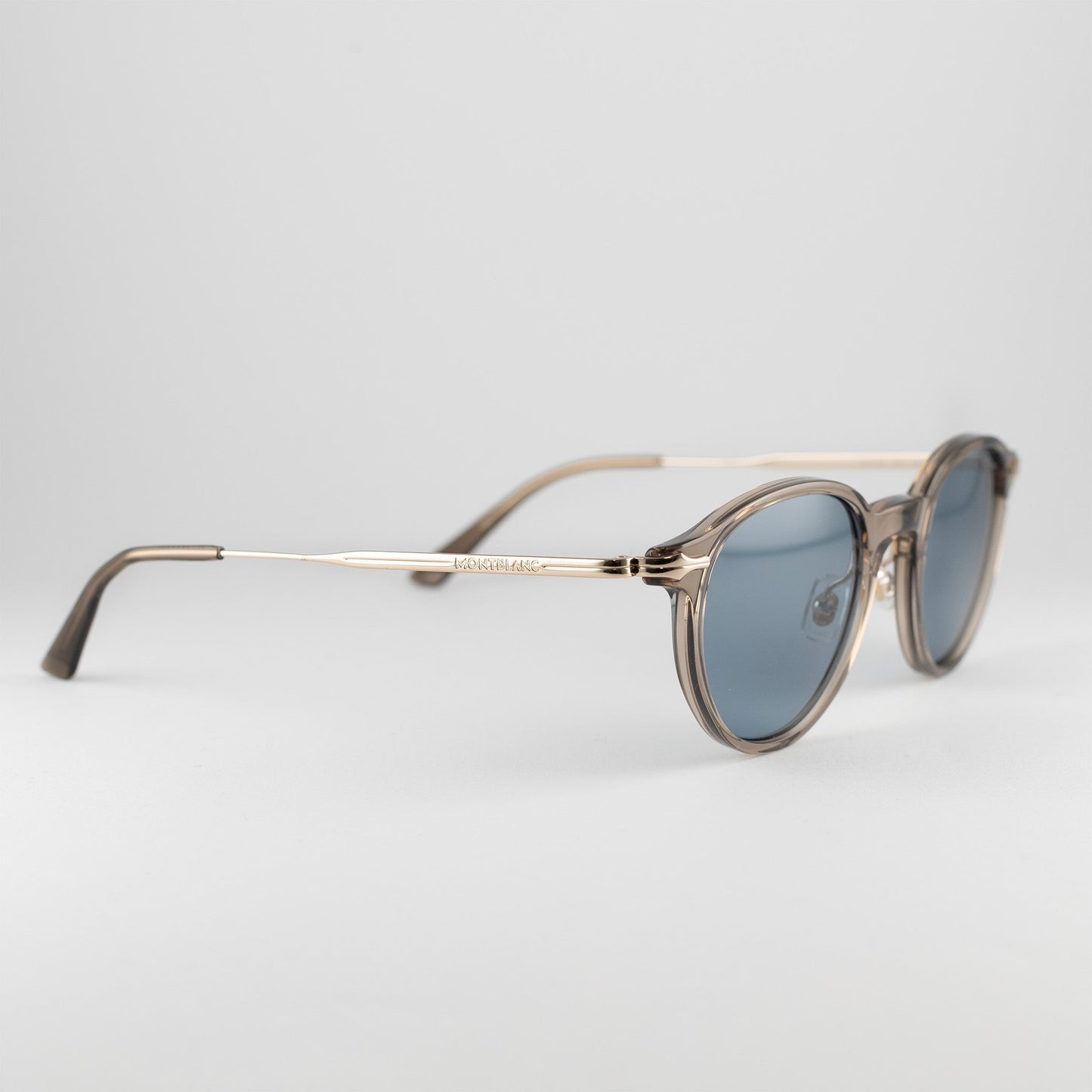 Occhiale da sole Montblanc MB0362S 005 Crystal Grey-laterale