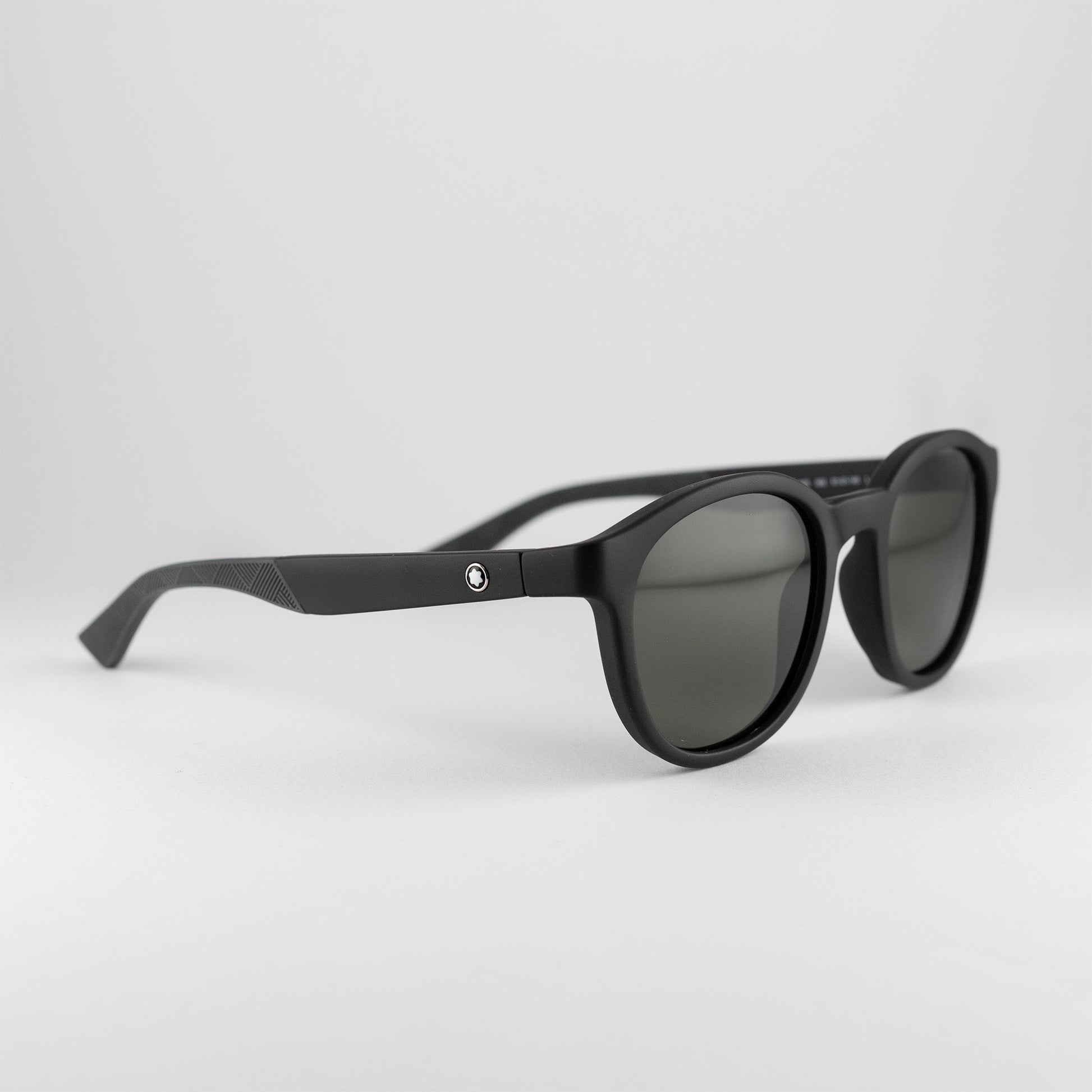 Occhiale da sole Montblanc MB0398S 002 Black-laterale