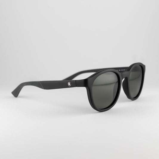 Occhiale da sole Montblanc MB0398S 002 Black-laterale