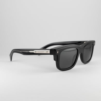 Occhiale da sole Moncler ME6004 3001/87 Black-laterale