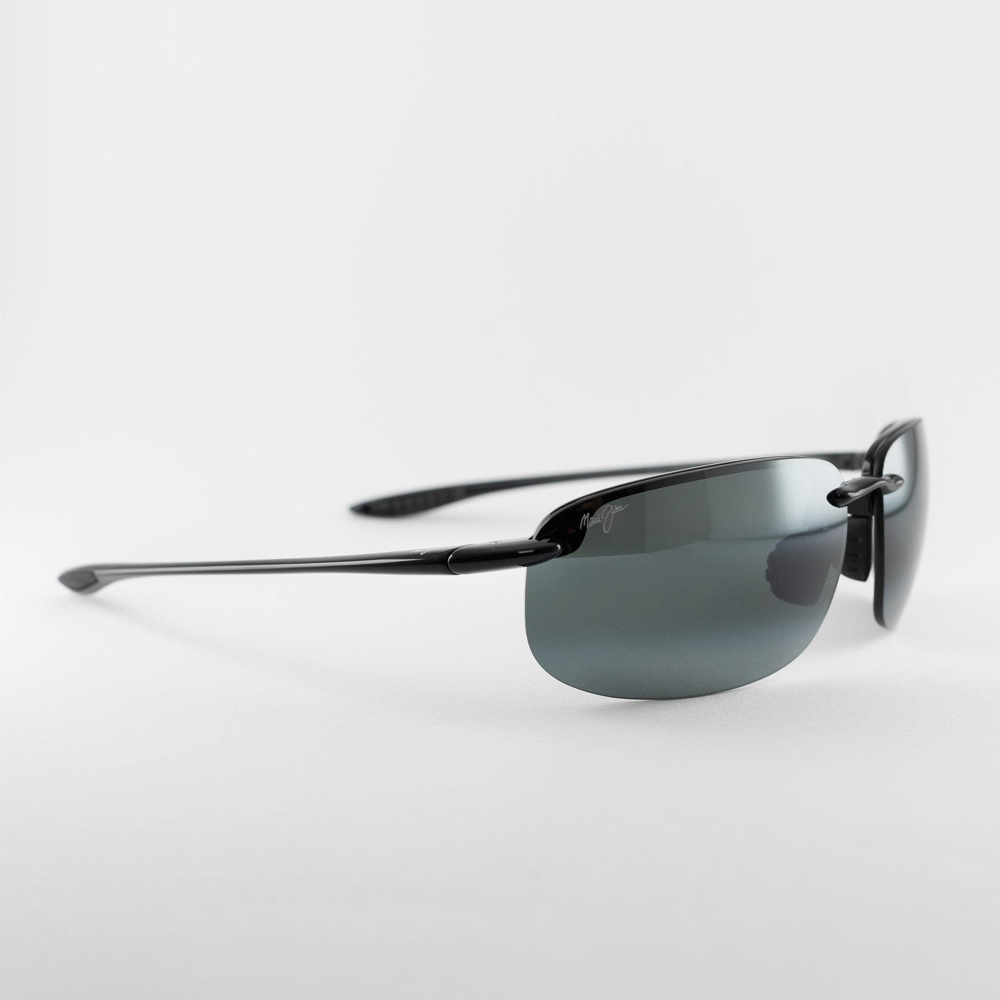 Occhiale da sole Maui Jim Ho'okipa xlarge MJ456 001 Black Polarized-laterale
