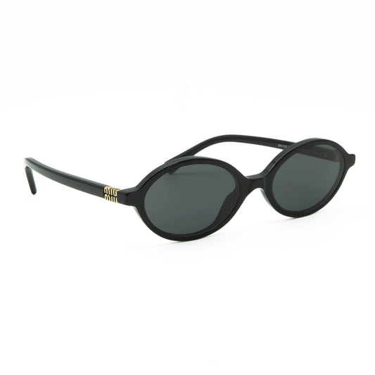 Occhiali da sole Miu Miu MU 04ZS 1AB5S0 Black ovali