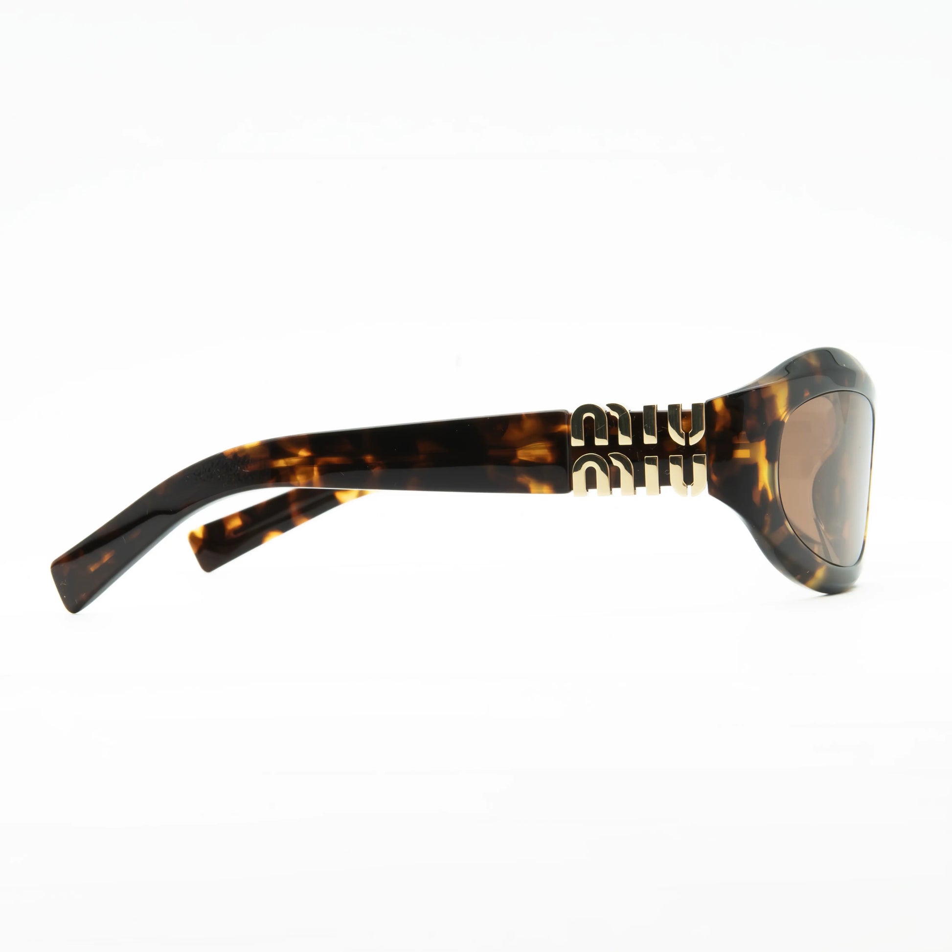 Occhiale da sole Miu Miu MU 14ZS 14L90H Havana Miele-dettagli