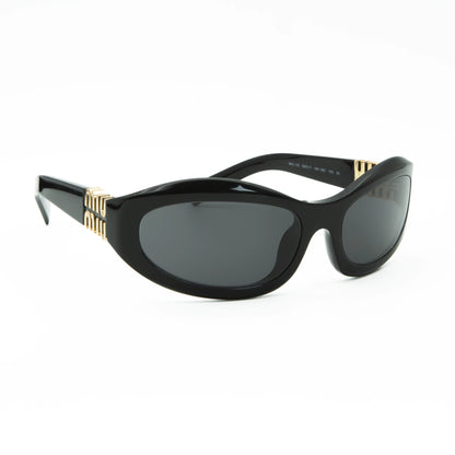 Occhiale da sole Miu Miu MU 14ZS 16K08Z Nero-laterale
