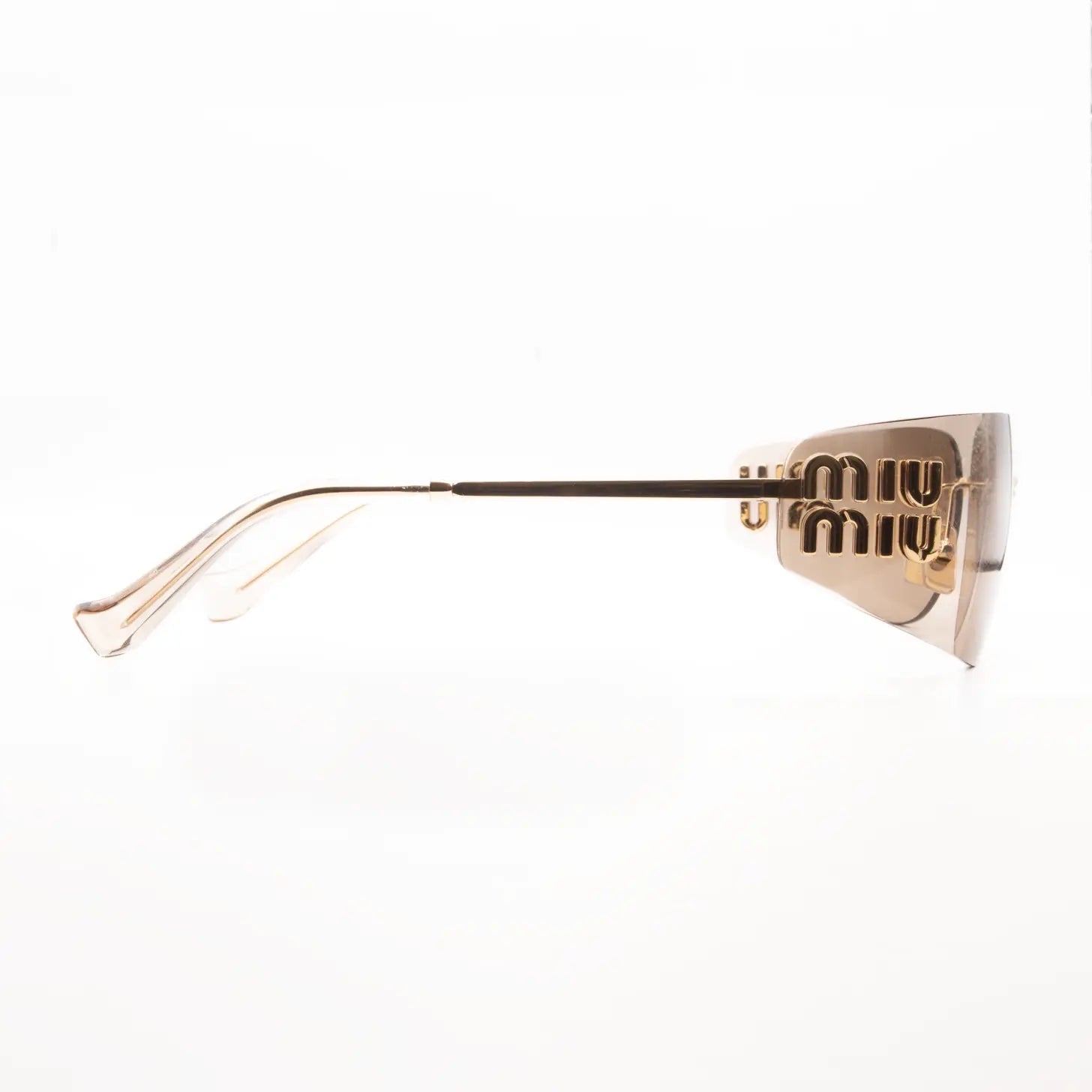 Occhiale da sole Miu Miu MU A51S 5AK20P Oro/Bronze mirrow gradient-dettagli