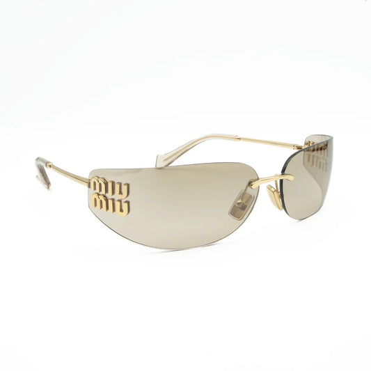 Occhiale da sole Miu Miu MU A51S 5AK20P Oro/Bronze mirrow gradient-laterale