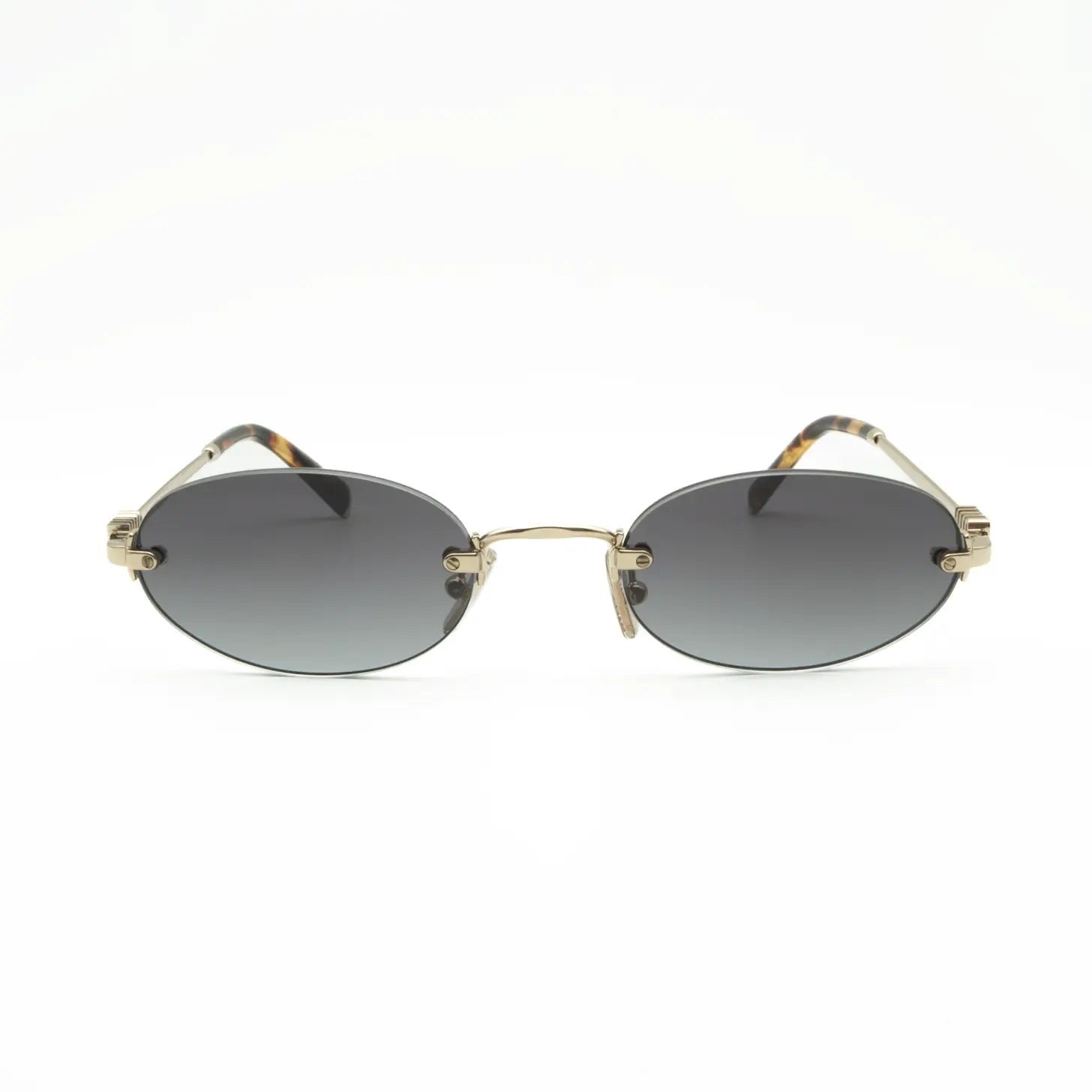 Occhiale da sole Miu Miu MU A54S ZVN5D1 Oro/Light Grey-laterale