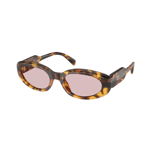 Occhiali da sole Miu Miu MU C01S 14L4I0 Honey Havana cat-eye