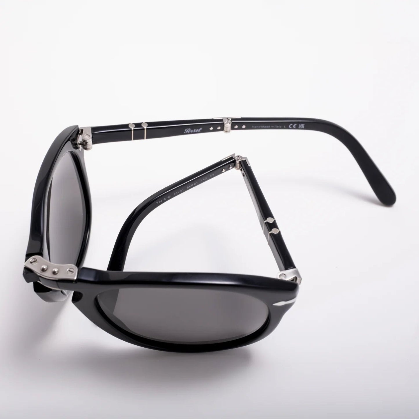 Occhiale da sole Persol Steve Mcqueen 714 S-M 95/B1 Black-laterale