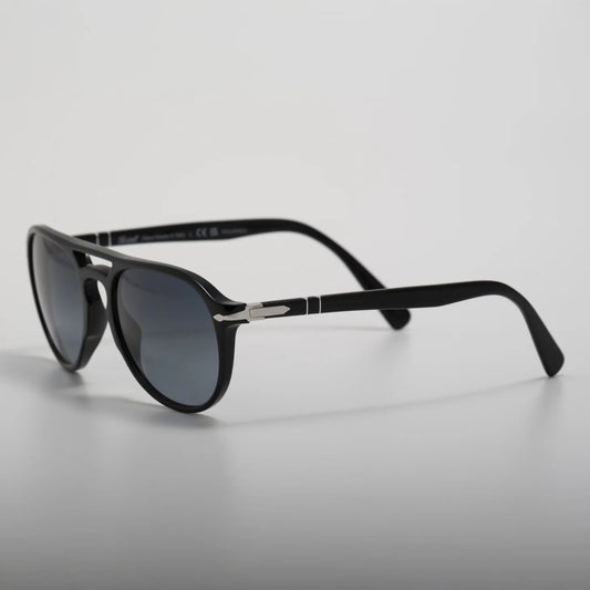 Occhiali da sole Persol PO3235S 095/S3 Black rotondi