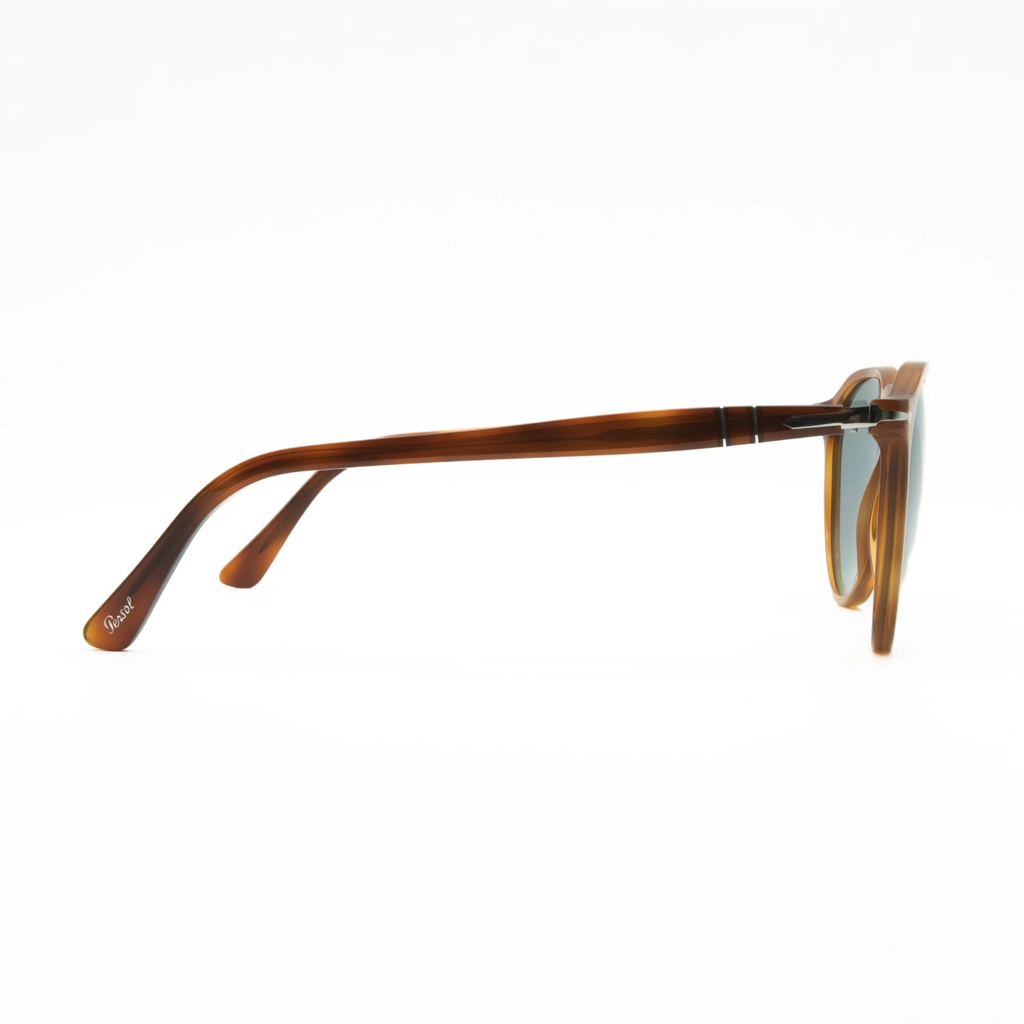 Occhiali da sole Persol PO3286S 96/56 Terra di Siena rotondi