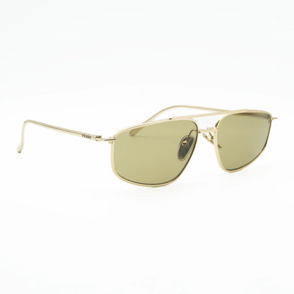 Occhiale da sole Prada PR C51S 5AK70G Gold/Green olive-laterale