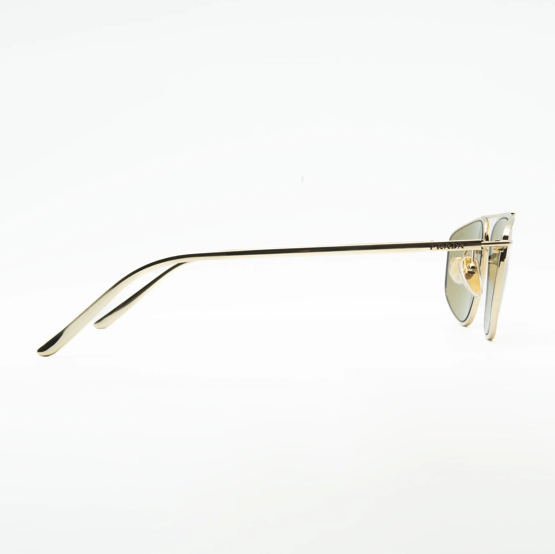 Occhiale da sole Prada PR C51S 5AK70G Gold/Green olive-dettagli