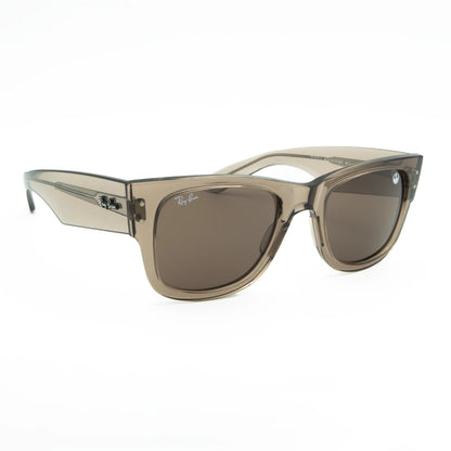 Occhiale da sole Ray-Ban Star Wars Mega Wayfarer RB0840S 68701A Marrone chiaro trasparente-laterale
