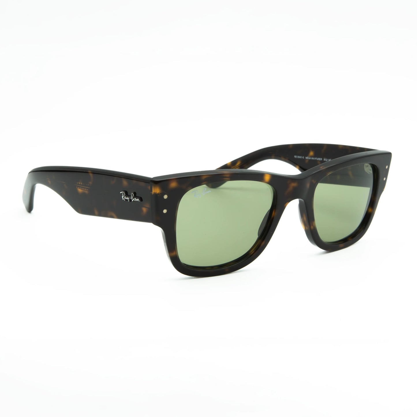 Occhiale da sole Ray-Ban Mega Wayfarer RB0840S 902/4E Havana-laterale