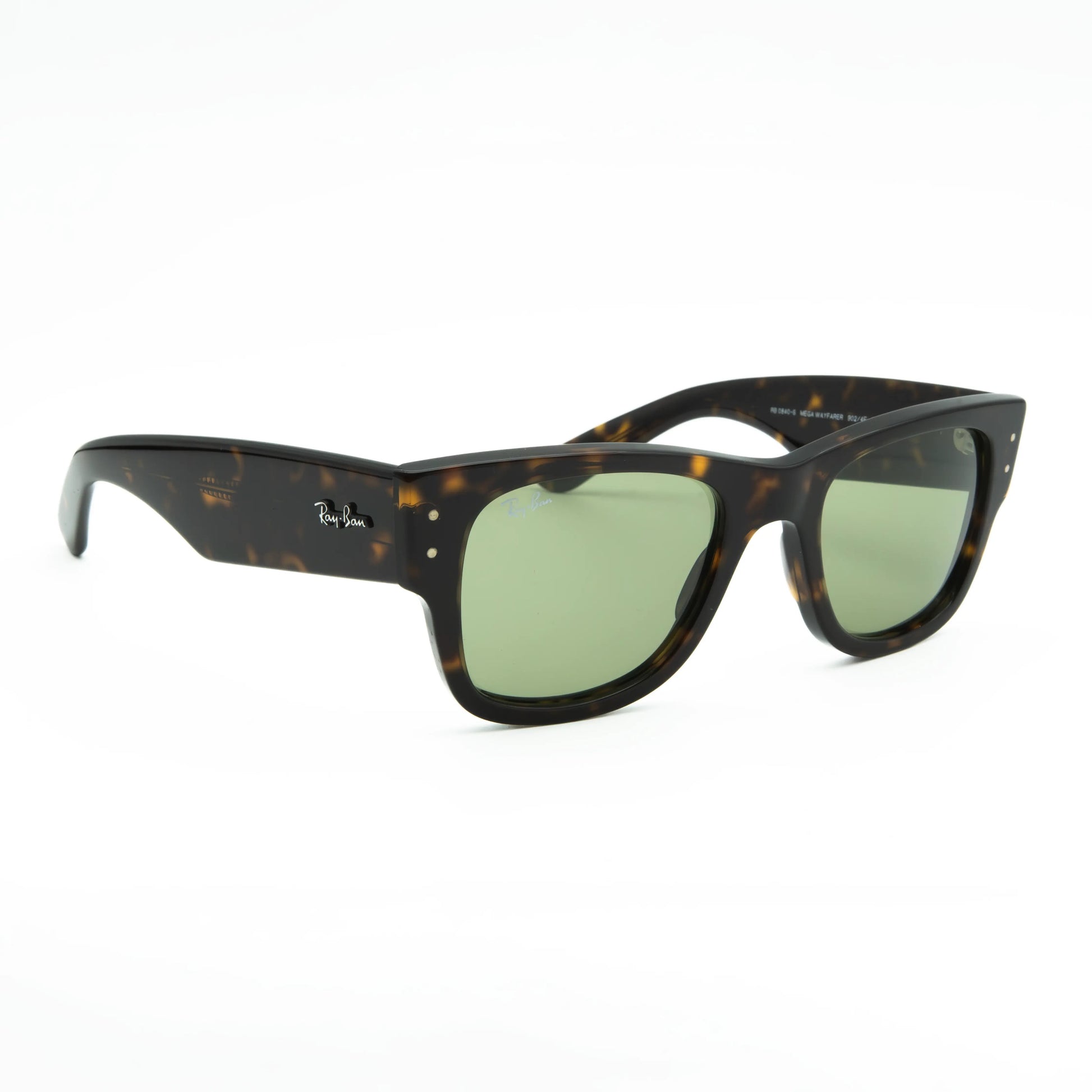 Occhiale da sole Ray-Ban Mega Wayfarer RB0840S 902/4E Havana-laterale
