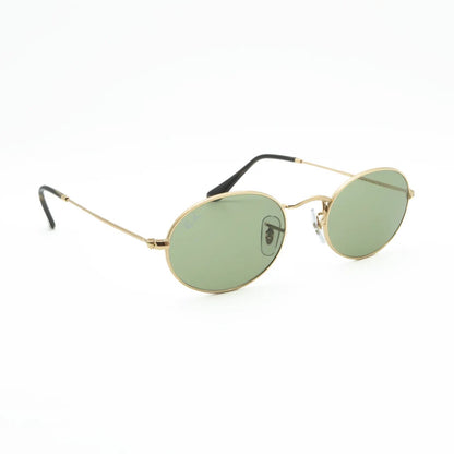 Occhiale da sole Ray-Ban Oval RB3547 001/4E Oro/Battle Green-laterale