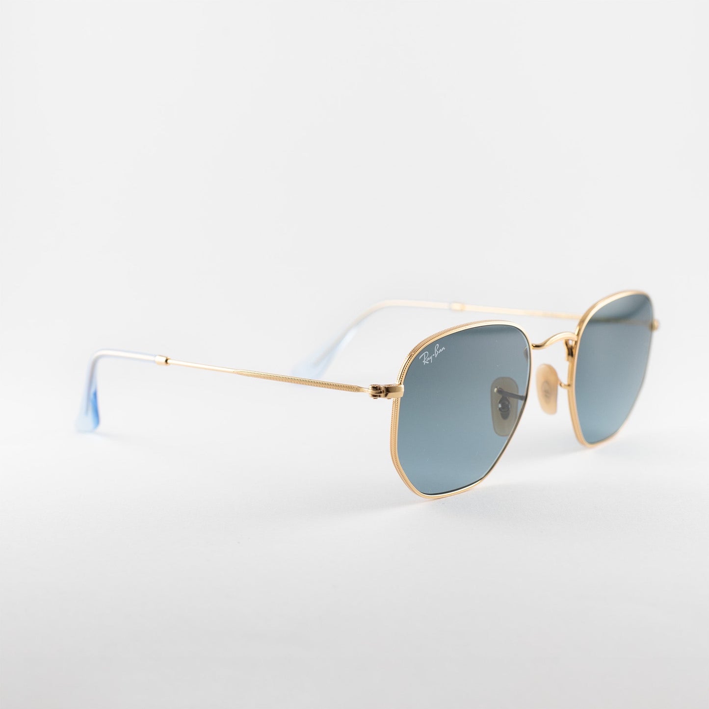 Occhiale da sole Ray-Ban RB3548 91233M Gold/blu-laterale