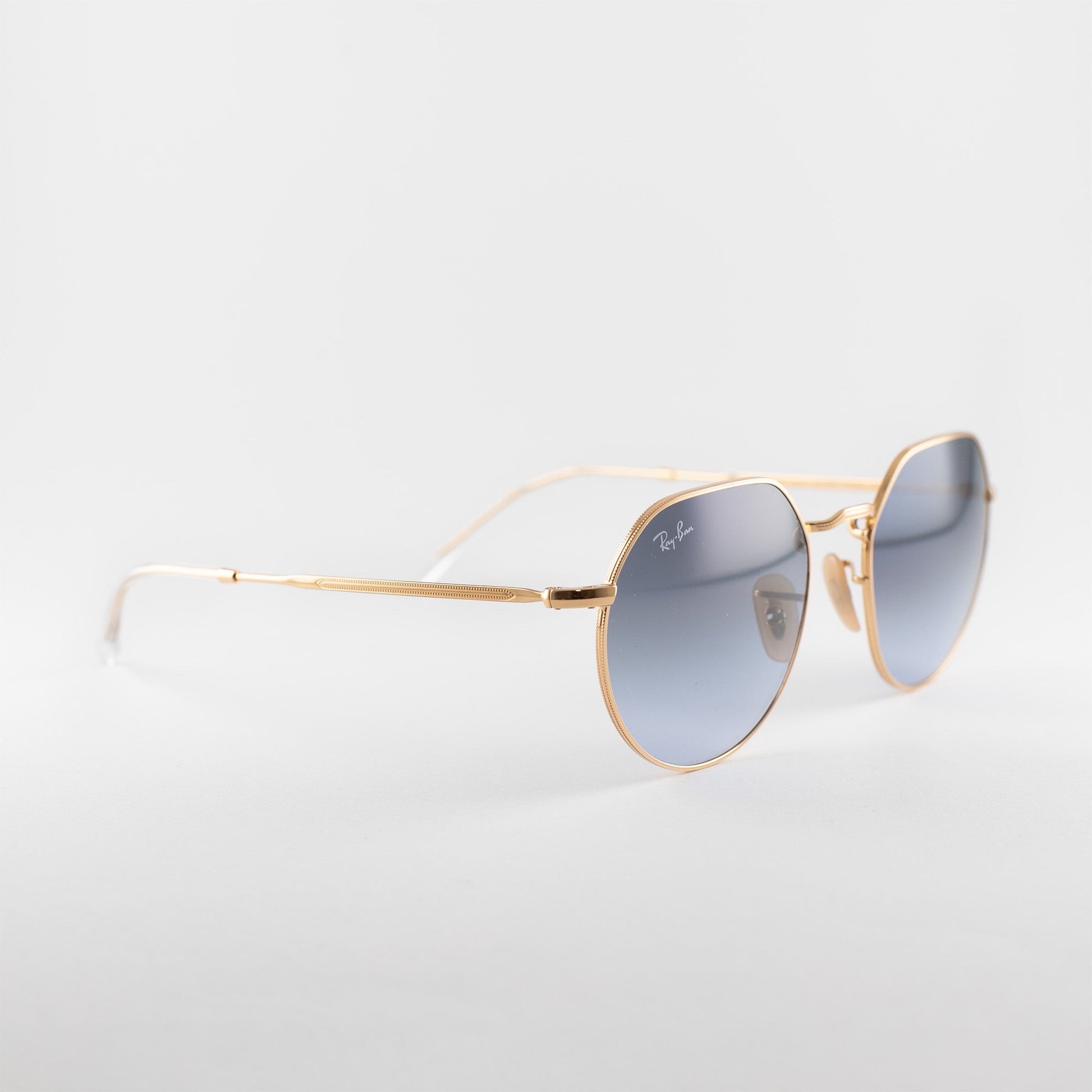 Occhiale da sole Ray-Ban RB3565 001/86 Gold/blu-laterale